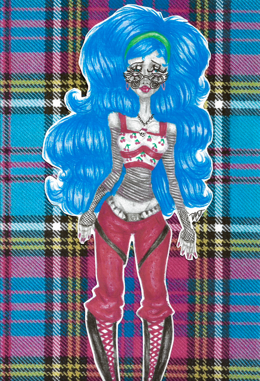 Ghoulia Yelps Print (A5)